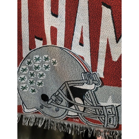 2014 Ohio State Buckeyes Football National Champion Commemorative Throw Blanket - Picture 2 of 5